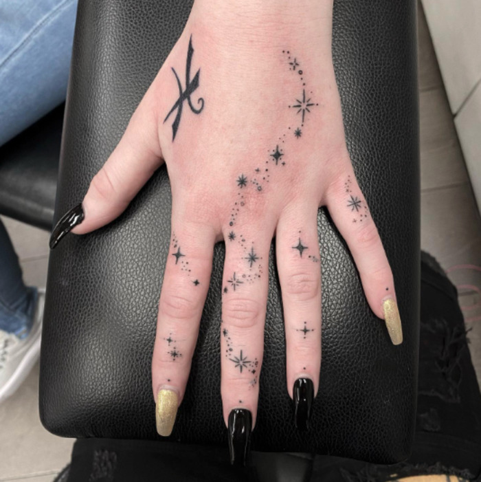 hand tattoo constellationTikTok Search