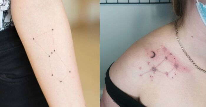 Tattoo uploaded by Eleanor Driver  Big and little dipper sister tattoos  Done tattootime in Bristol by Dani  Tattoodo
