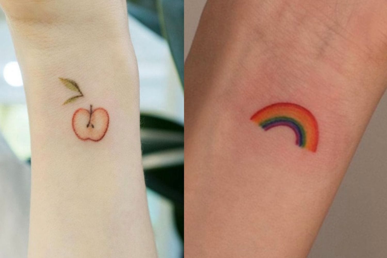 35 Small Rainbow Tattoos in 2021  Rainbow tattoos Small tattoos Tattoos