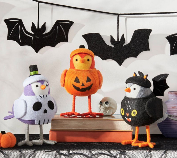 Target Hyde and Eek animated pumpkin, bat and skeleton collection
