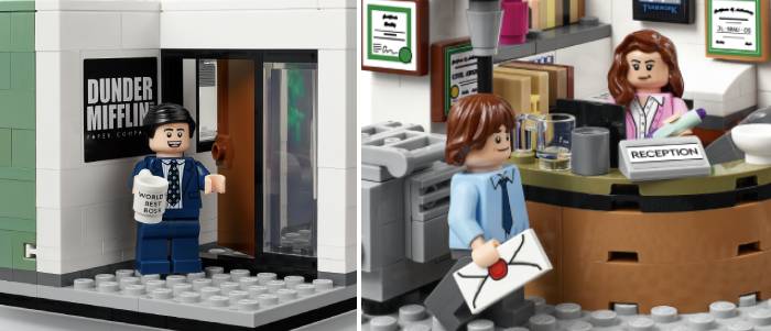 The Office Lego Set - scenes