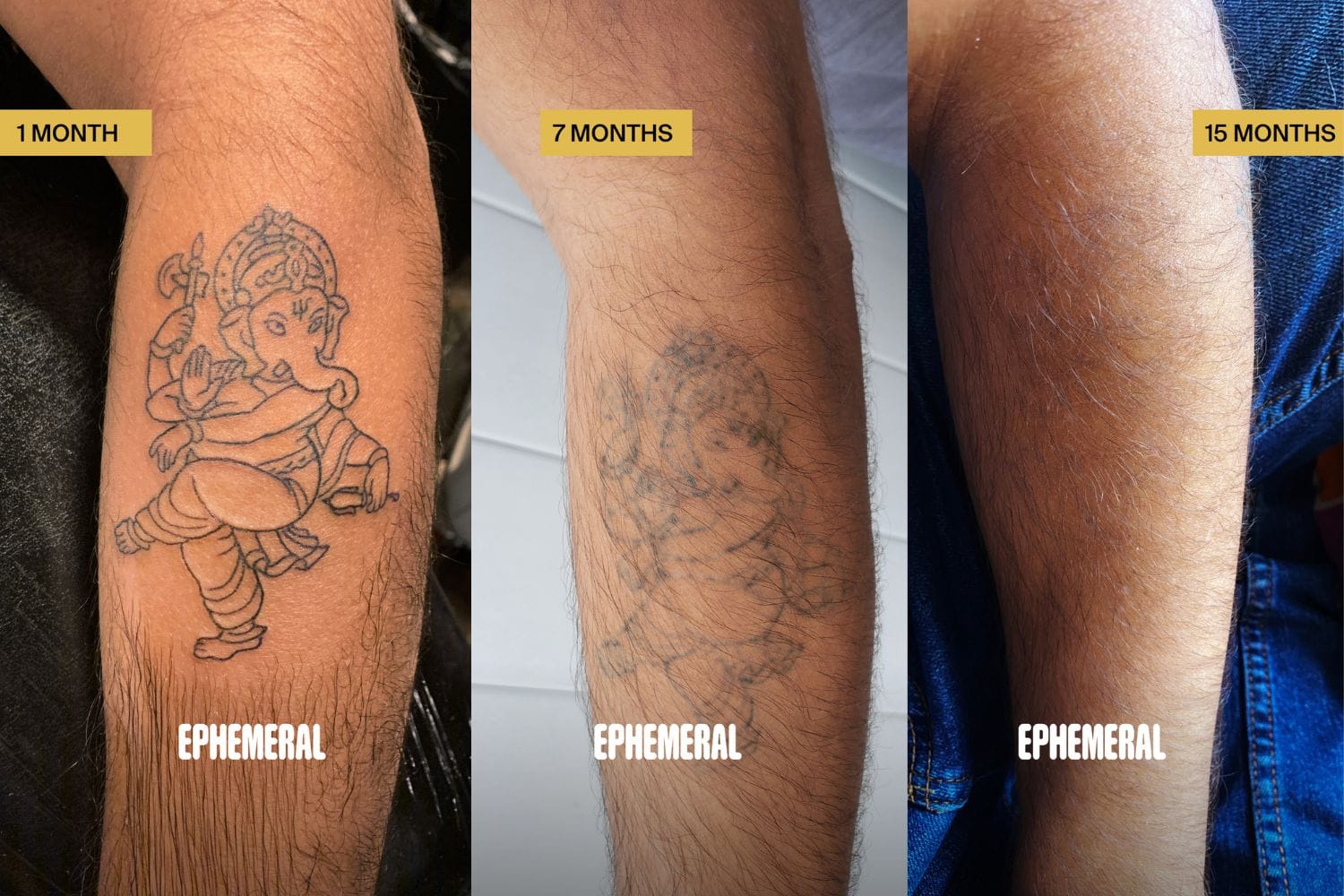 do ephemeral tattoos fade