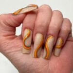 Fall Nail Art - Retro Fall Nail Art