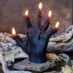 Halloween Candles - Bleeding Hand Candle