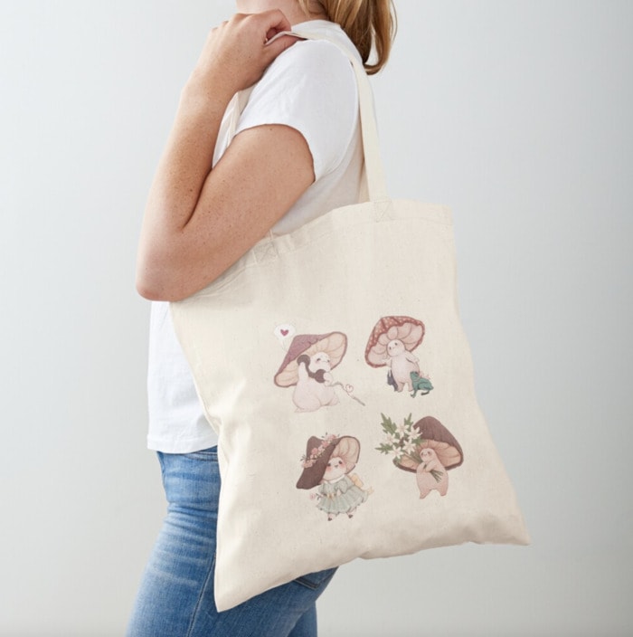 Mushroom Gifts - tote bag