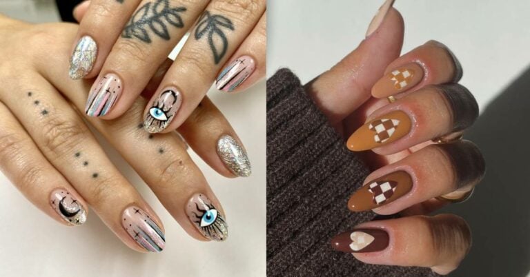 1. Fall Floral Nail Design Ideas for 2024 - wide 4