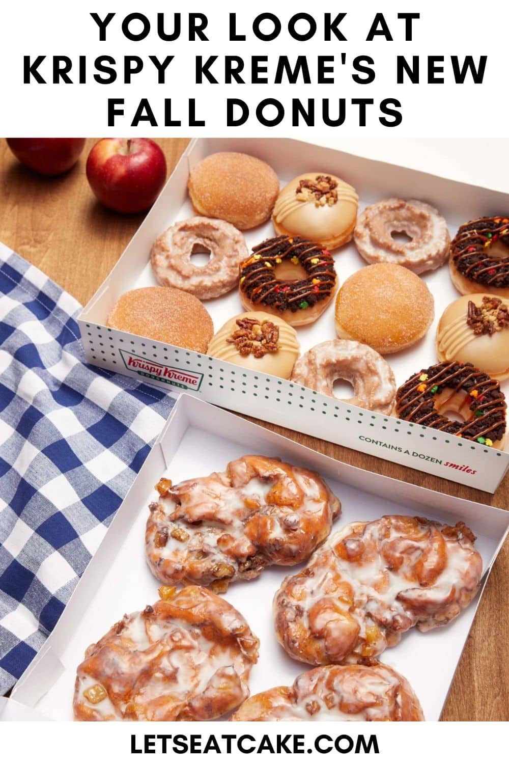 Krispy Kreme Adds Apple Fritters and New Fall Donuts to Their Fall Menu