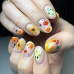 Cute Halloween Nails - retro