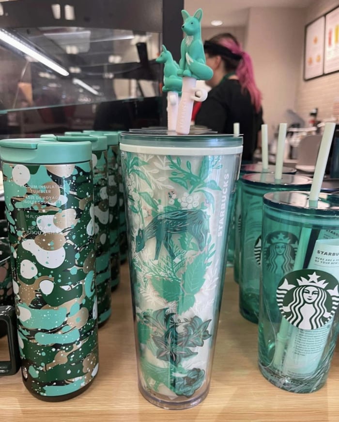 Starbucks 2021 Winter Holiday Jeweled Tumbler Cold Cup 24oz Rose Gold  Christmas