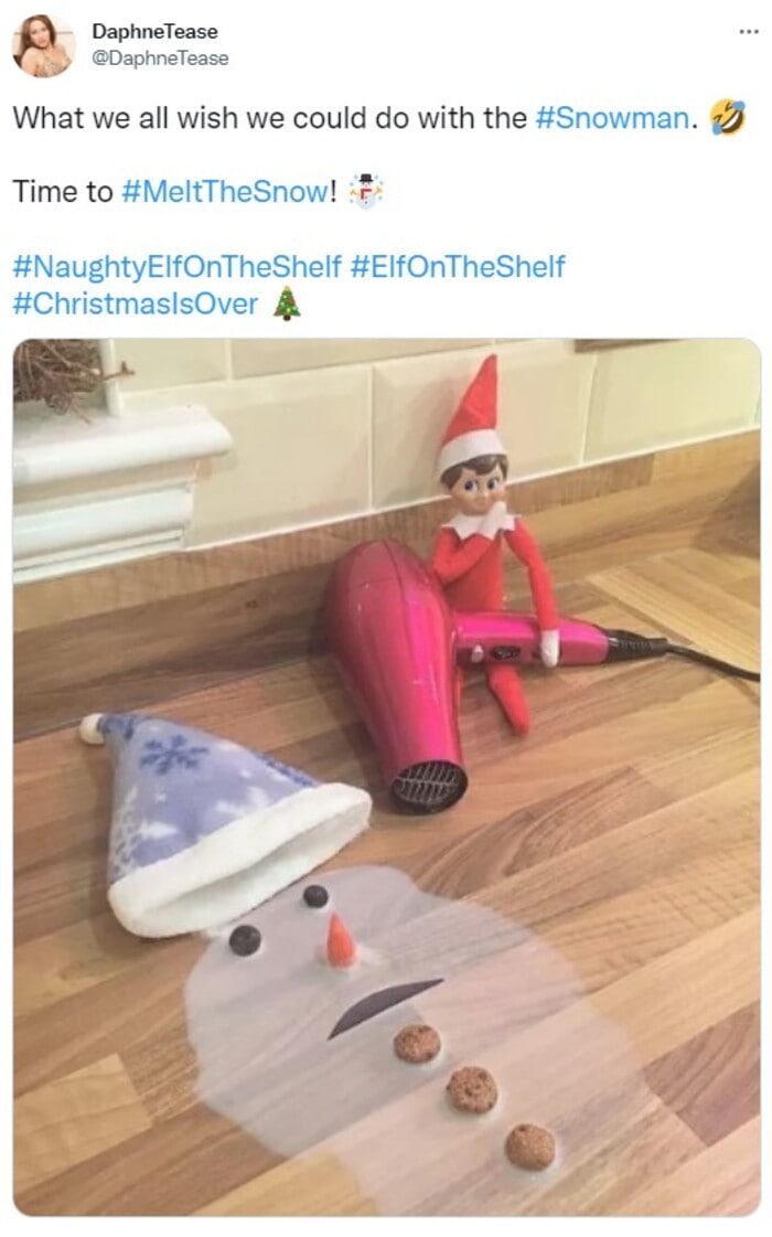 Bad Elf on the Shelf - Blame It On Global Warming