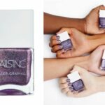 Christmas Nail Colors - Lilac Purple Metallic Color (Nails, Inc. Holler-Graphic Nail Polish in Get Out of my Space)