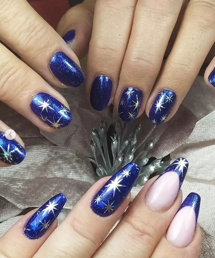 Winter Nail Designs - Winter Night