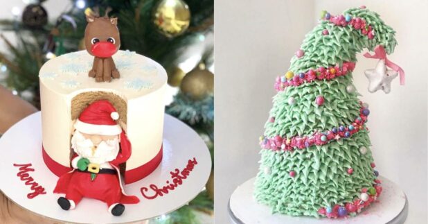 20 Festive Christmas Cake Ideas for Your Holiday Table - Let's Eat Cake