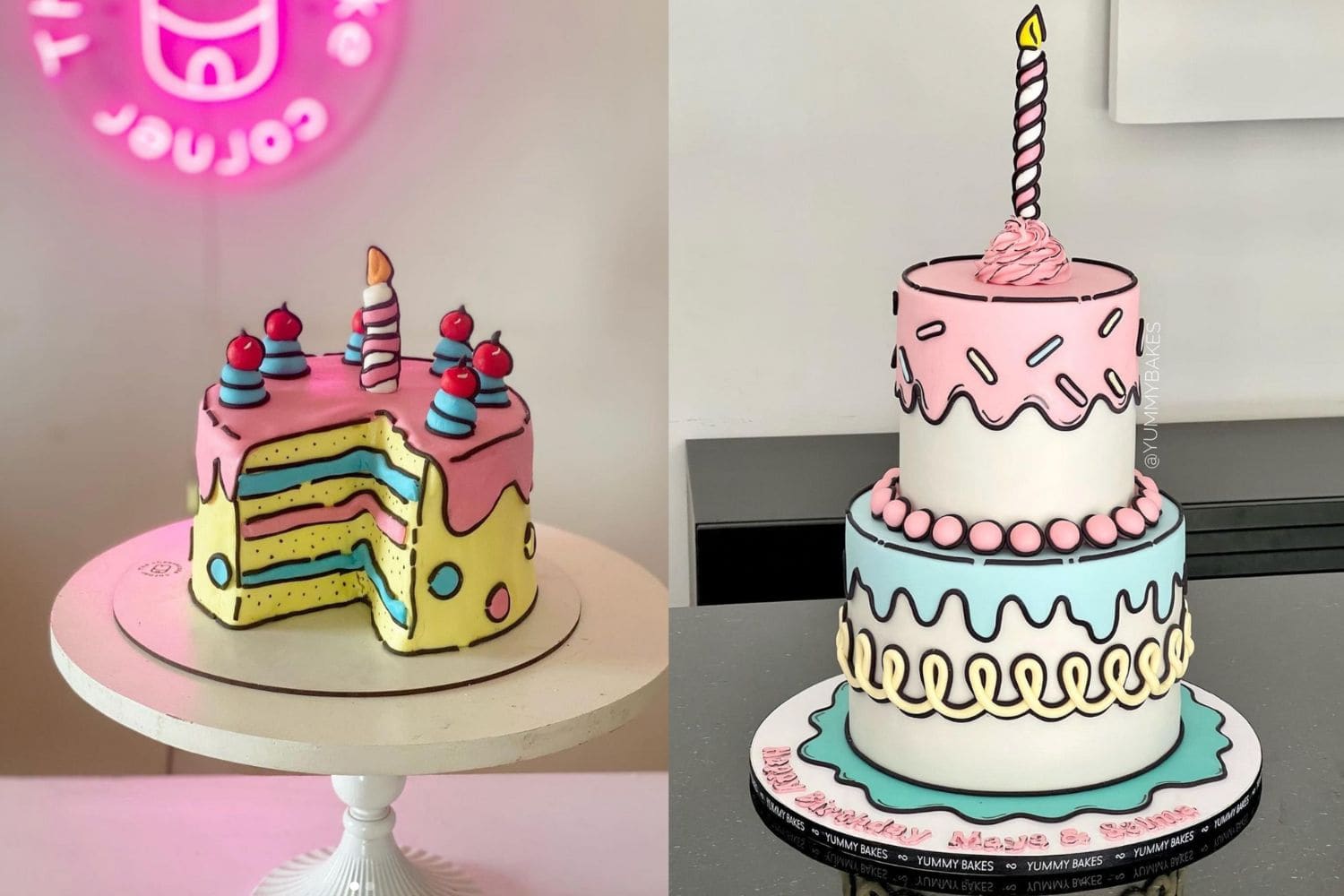 Premium AI Image | Birthday cake in the shape of a cartoon character for  children