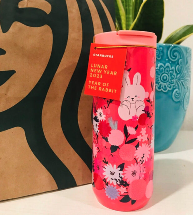 Your Look at Starbucks Lunar New Year Cups For the Year of the Rabbit