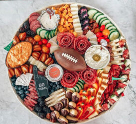 17 Super Bowl Charcuterie Board Ideas For Game Day - Let's Eat Cake