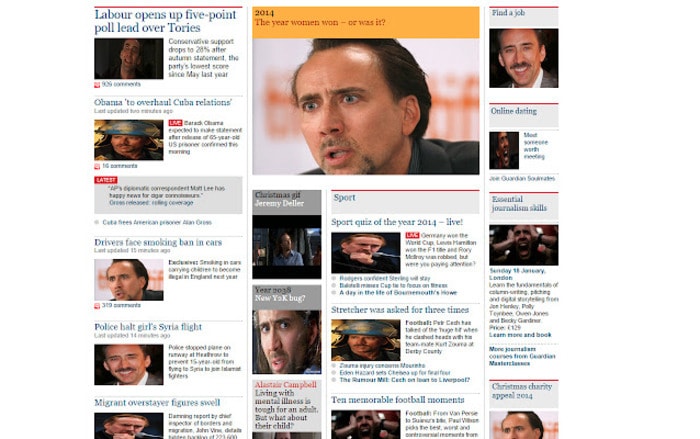 April Fools Pranks - Nicholas Cage