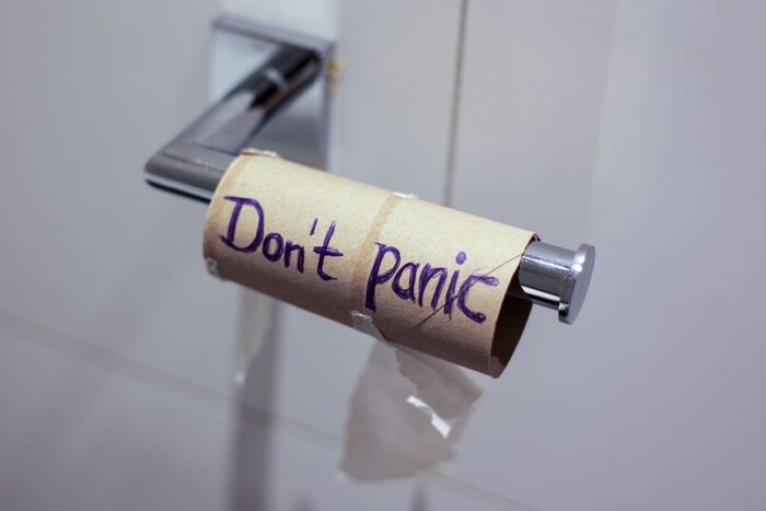 April Fools Pranks - toilet paper note