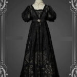 Goth wedding dresses- Regency Era Empire Waist Gown