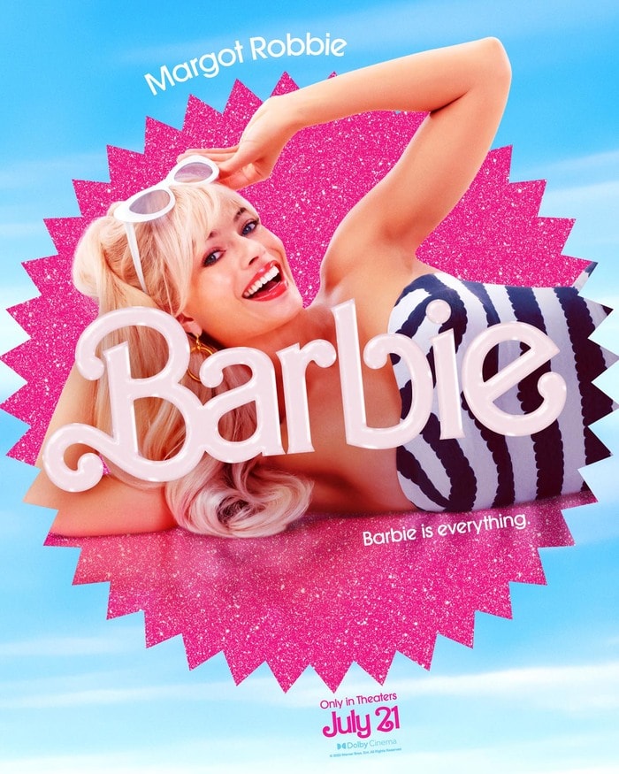 Barbie Movie Posters Characters - Margot Robbie Barbie