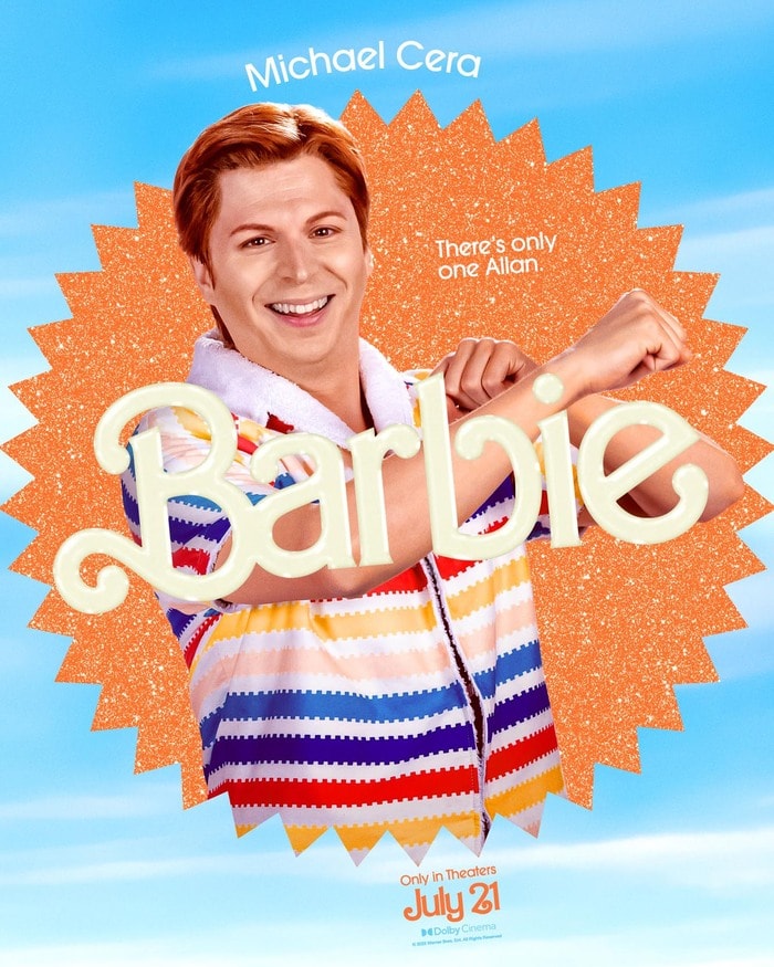 Barbie Movie Posters Characters - Michael Cera Allan