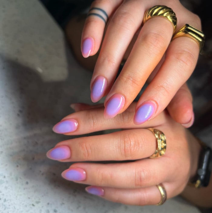 Summer Nail Trends 2023 - aura nails