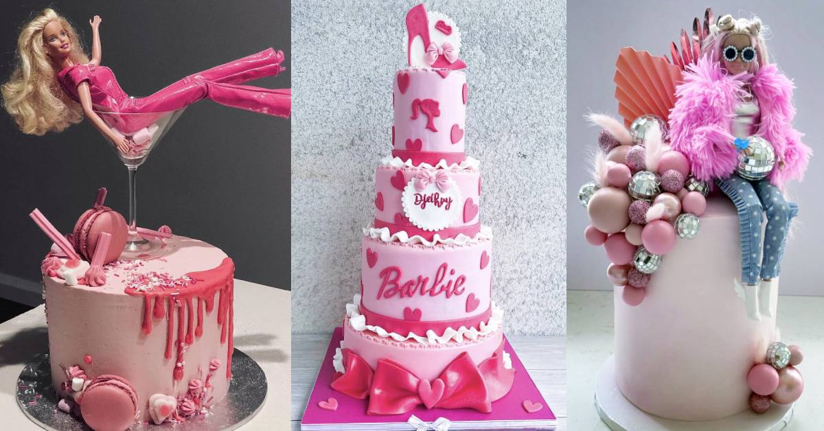 Pink Barbie Cake | bakehoney.com