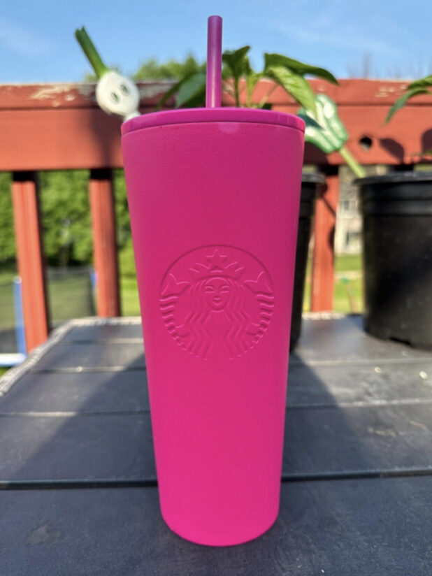 This Pink Tumbler is the Closest Thing to an Official Barbie Starbucks