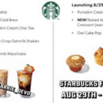 Starbucks Fall Menu 2023