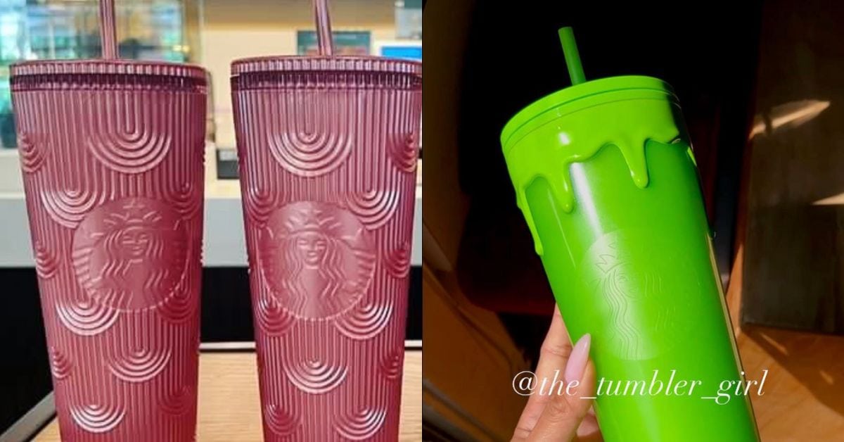 Starbucks Fall Cups for 2023 Include a GlowintheDark Slime Tumbler