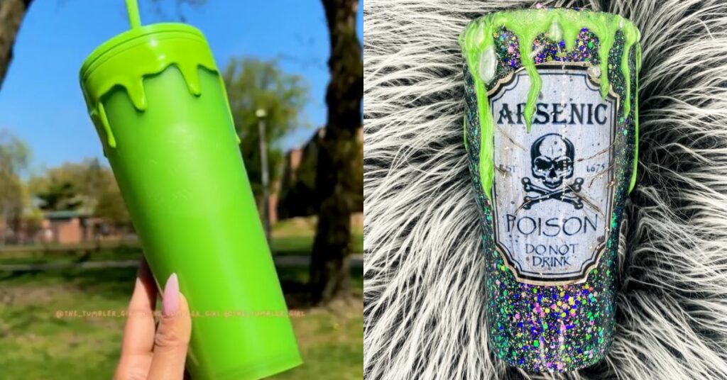 If You Can't Find the Starbucks Green Slime Tumbler, These Etsy Ones