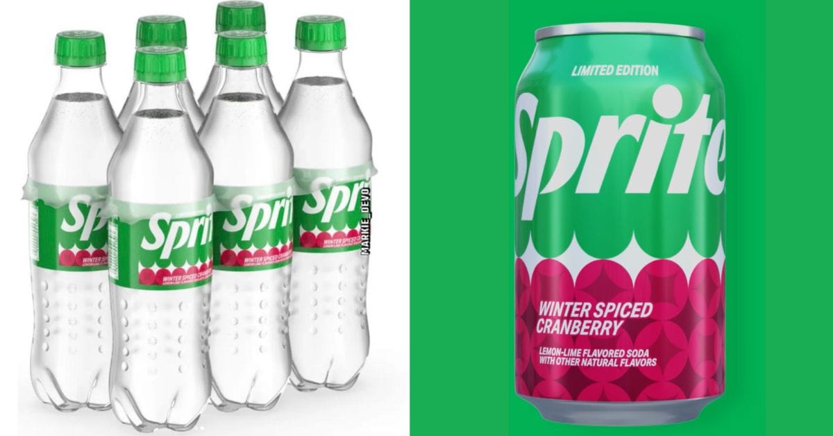 Sprite Releases Limited-Edition Holiday Flavor for 2023 - Let's Eat Cake