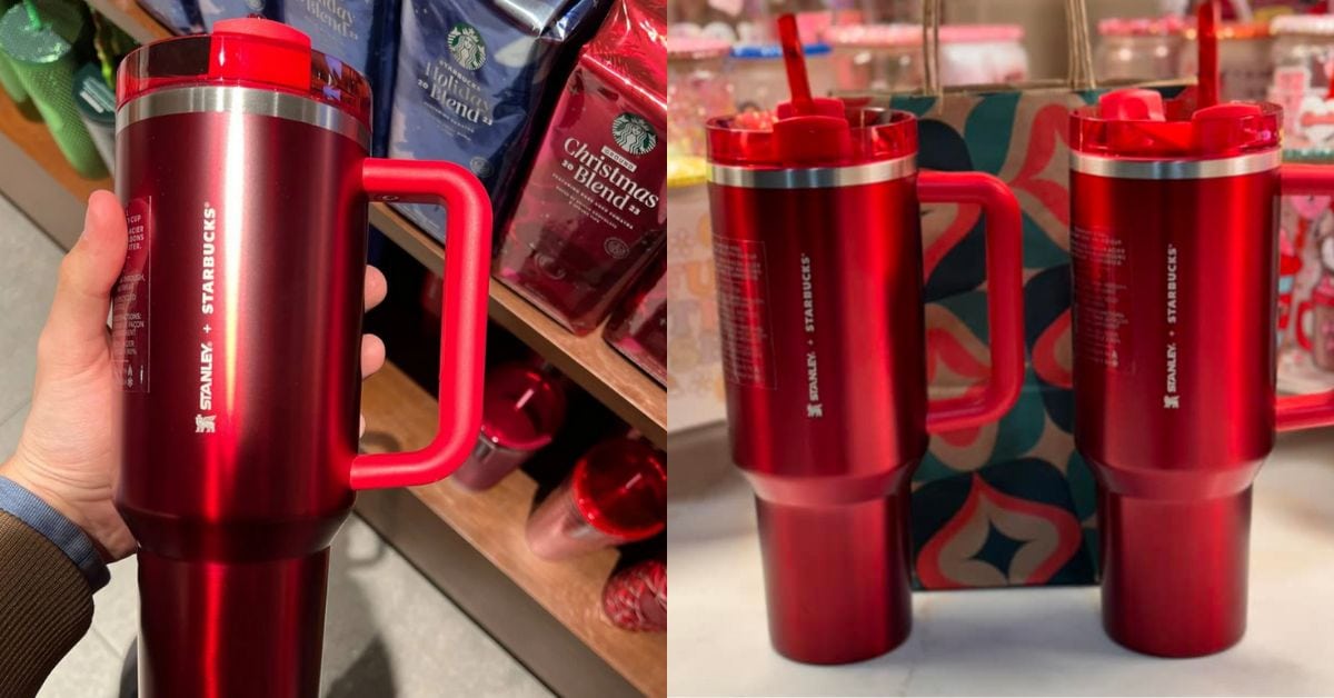 Starbucks Has a New Red Stanley Cup for the Holidays Let's Eat