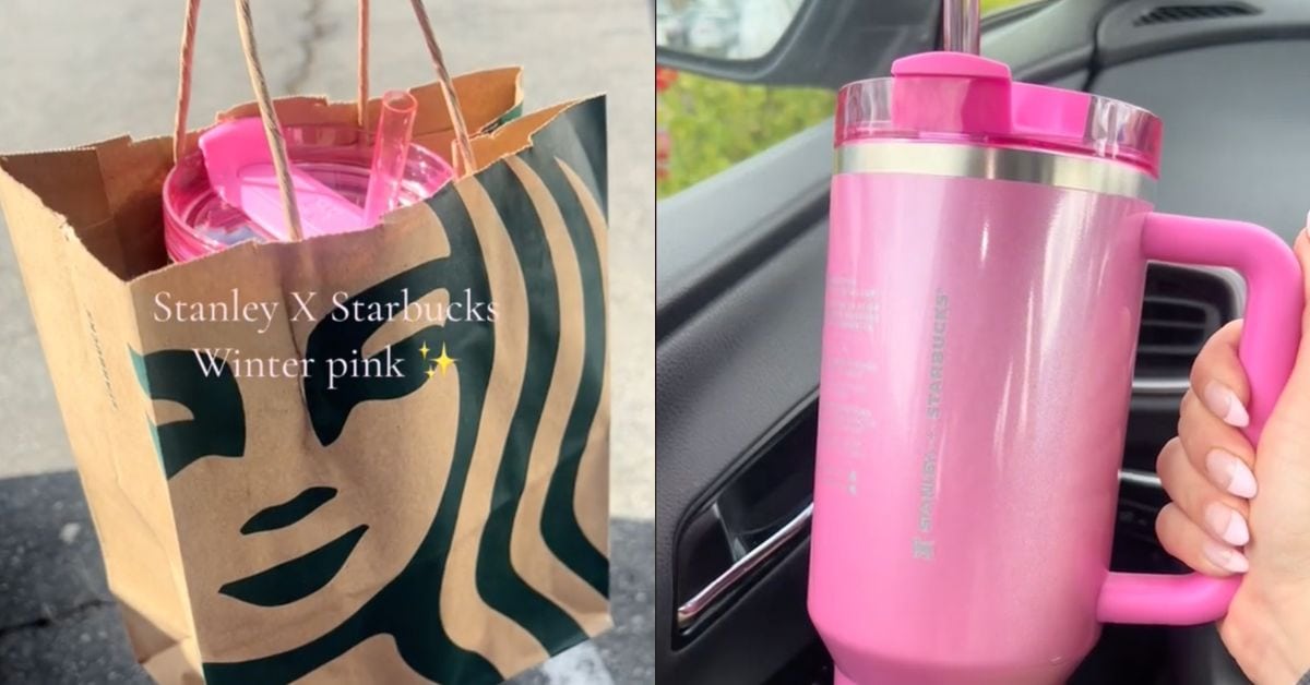 Camped out at Target for the new viral pink Starbucks Stanley cup